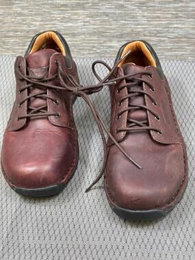 Red Wing Safety Shoe Womens Size 7D Brown Leather Comfort Steel Toe Oxford Work